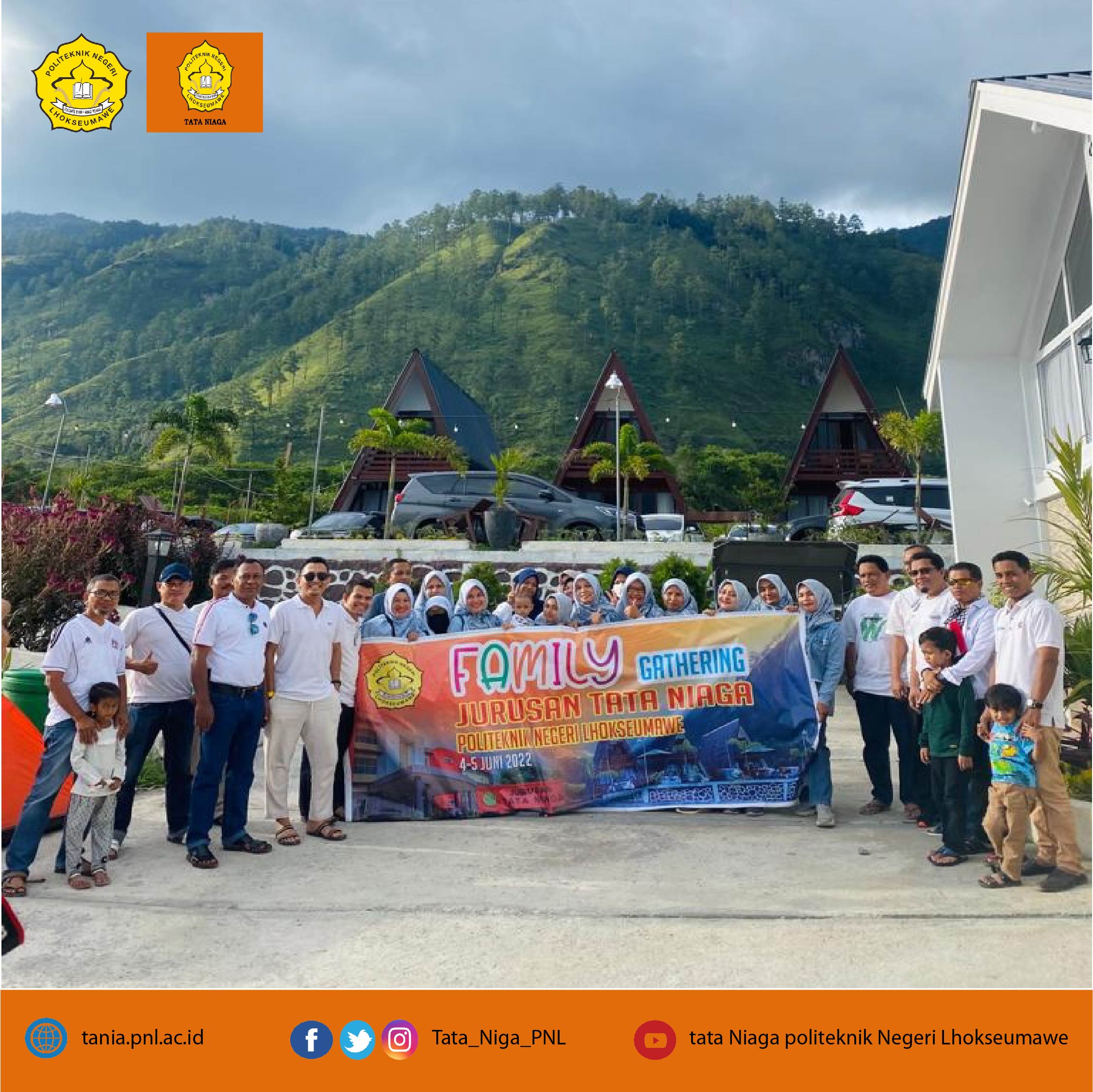 Family Gathering Jurusan Tata Niaga Politeknik Negeri Lhokseumawe